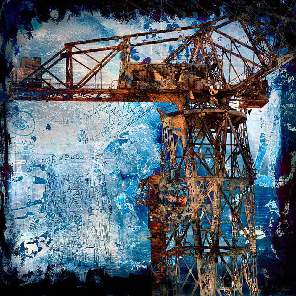 Digital picture- Sandrine Berthon industrial scene- styylish