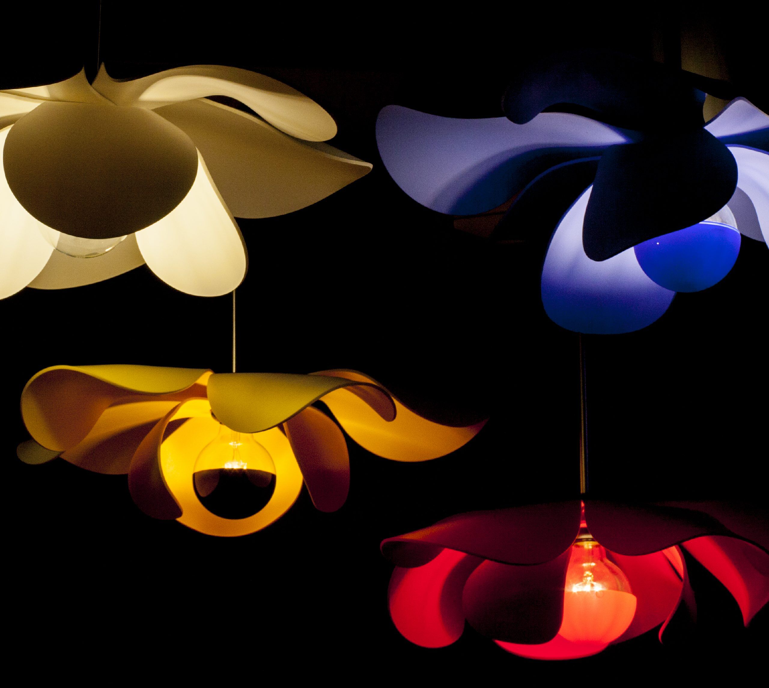 Flower Pendant Light, French Design, Hand Made - Image 3