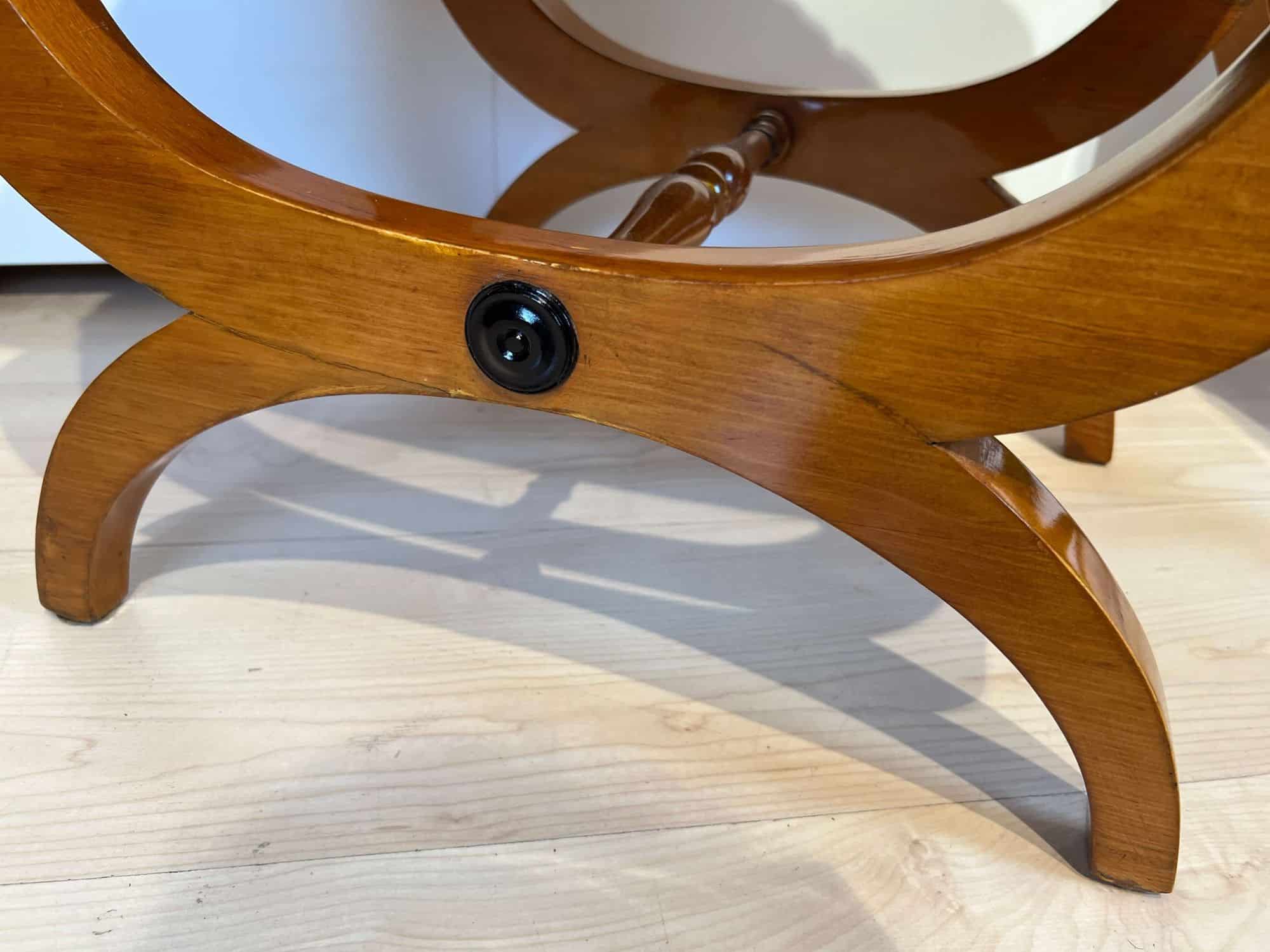 Pair of Large Tabourets, Beech wood, France circa 1860 - Image 8