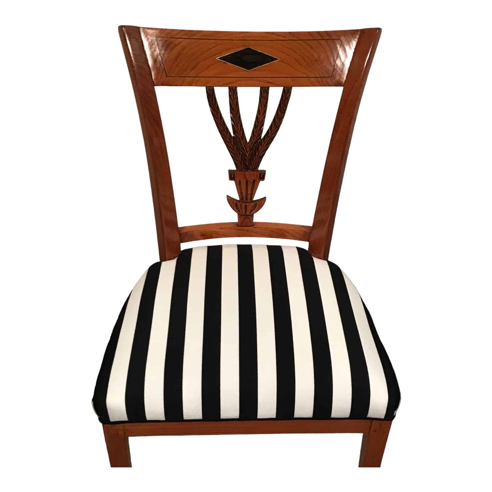 Set of Six Neoclassical Chairs, 1800-1830 - Image 3