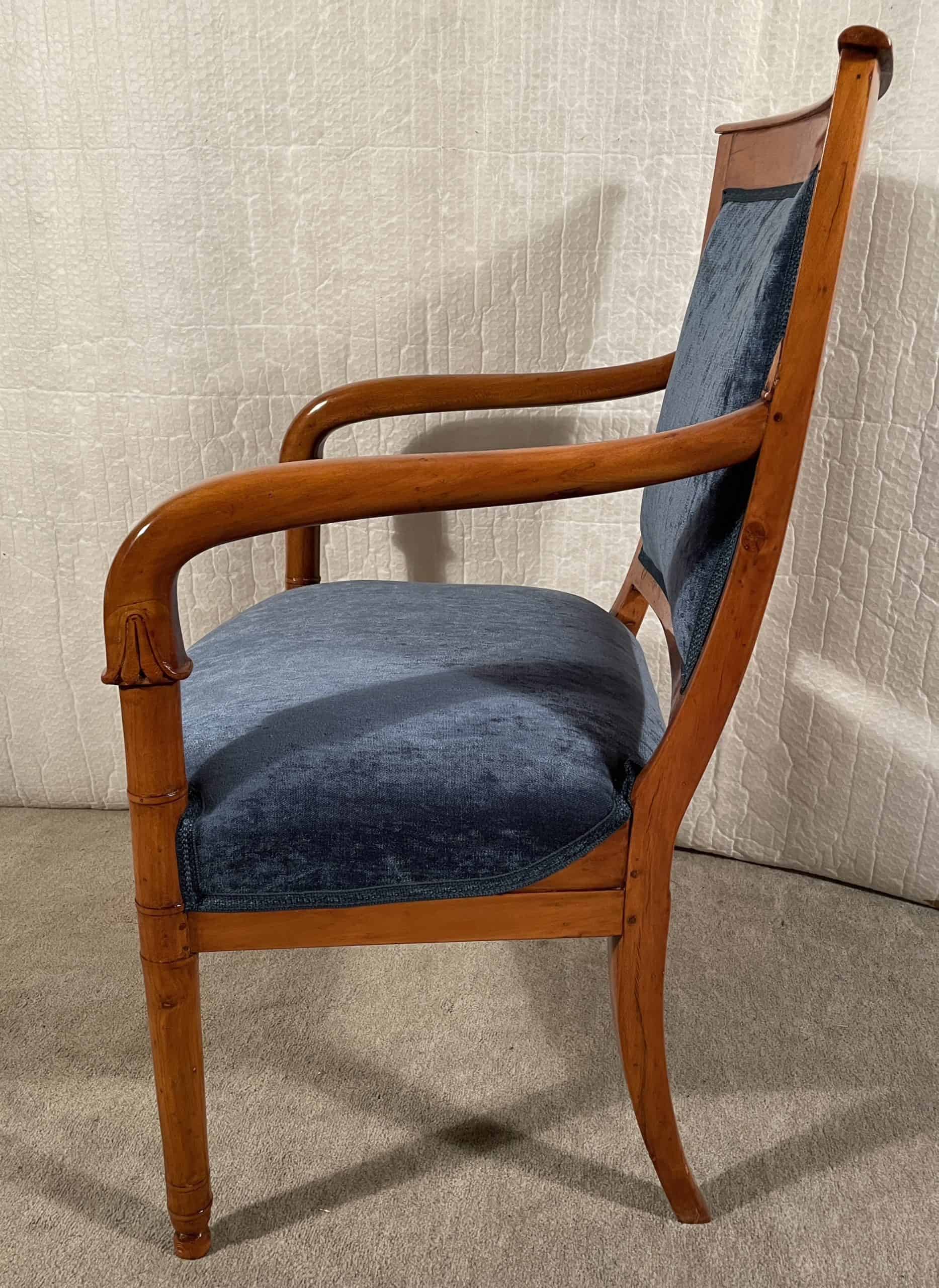 Set of four Empire Armchairs- full side view- Styylish