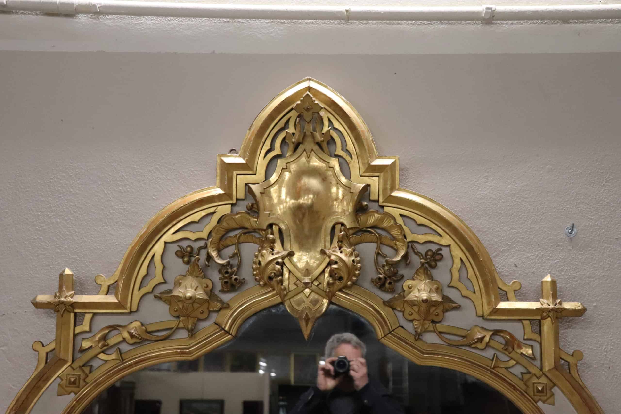 Gilded Wood Mirror - Gilded Decoration - Styylish