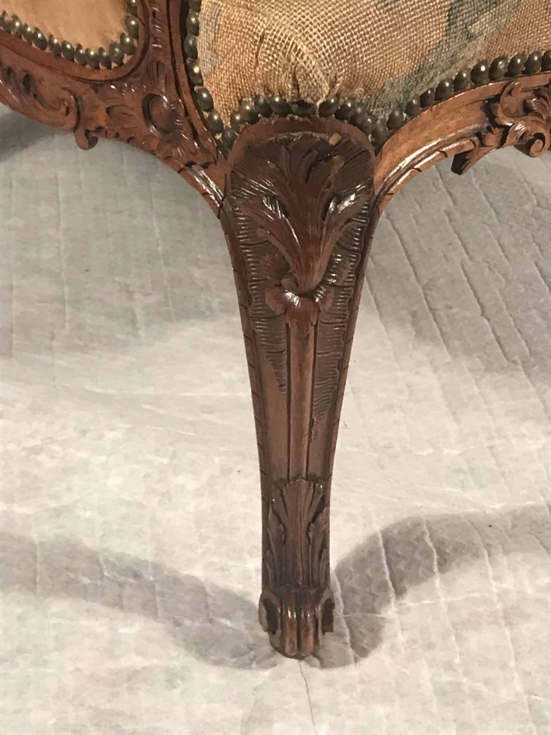 Baroque Wingback Armchair, Germany 1750-60 - Image 2