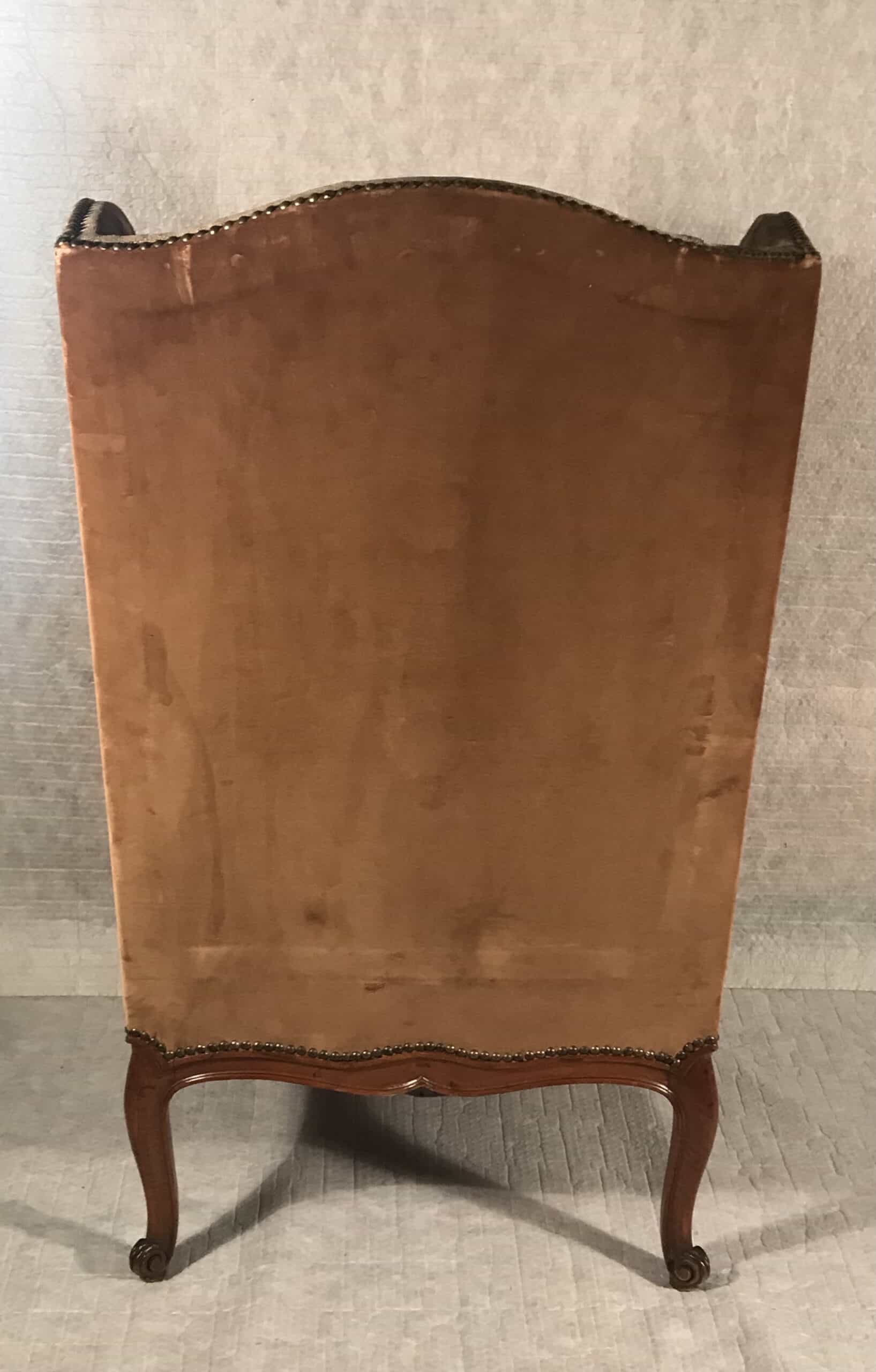 Baroque Wingback Armchair, Germany 1750-60 - Image 4