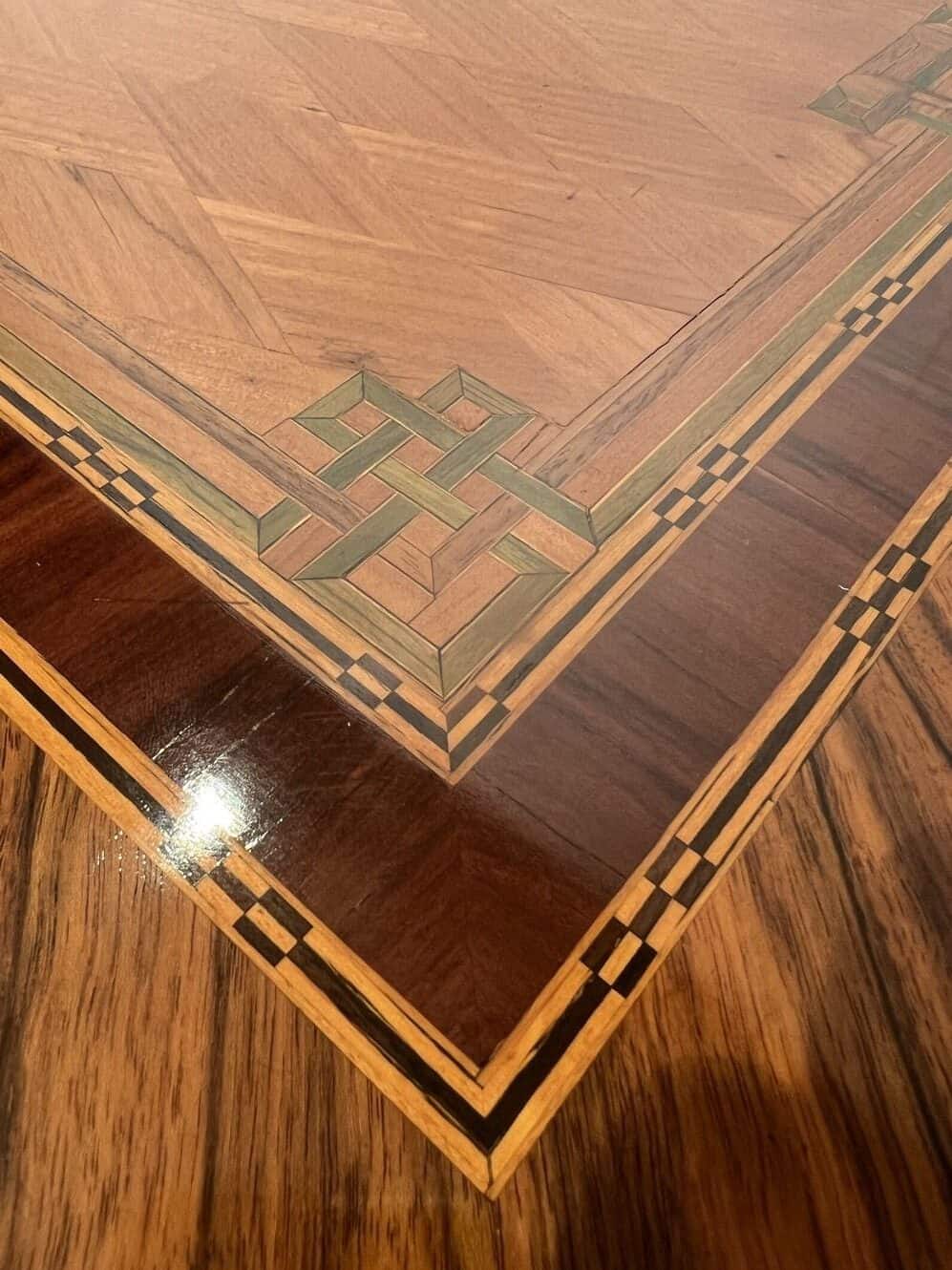 Louis XVI Walnut Commode, Inlays, Gold-Plate, Austria/Vienna circa 1790 - Image 14