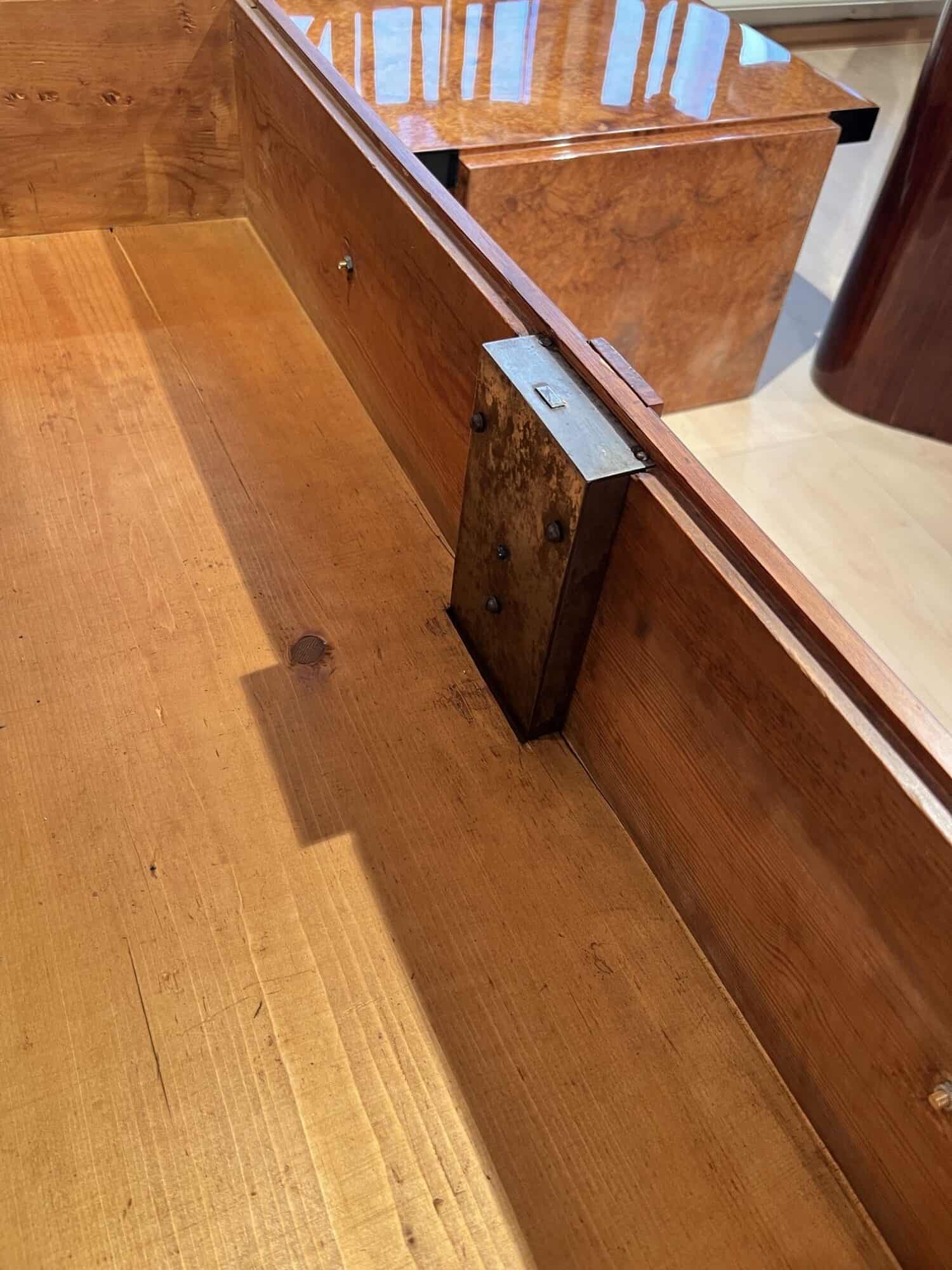 Louis XVI Walnut Commode, Inlays, Gold-Plate, Austria/Vienna circa 1790 - Image 19