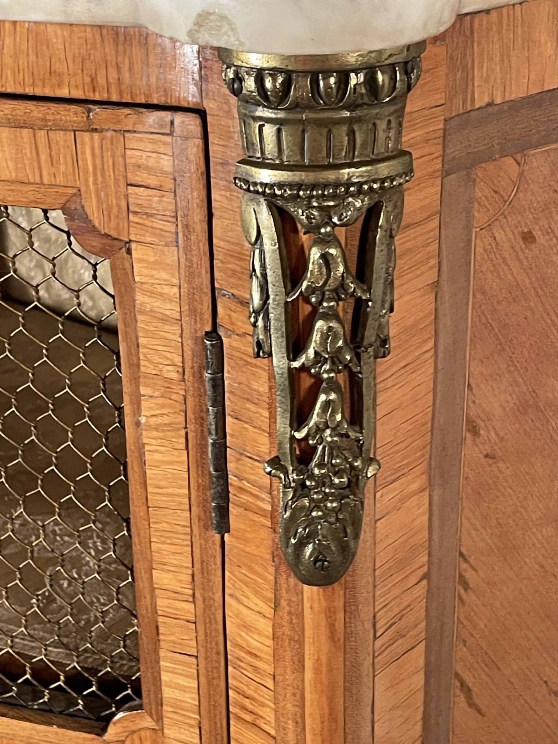 Napoleon III Bookcase- Bronze decor- Styylish