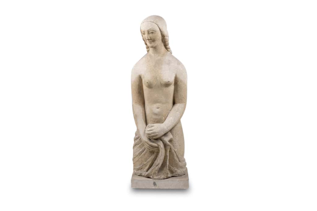 Marie Madeleine Limestone Sculpture - Full - Styylish