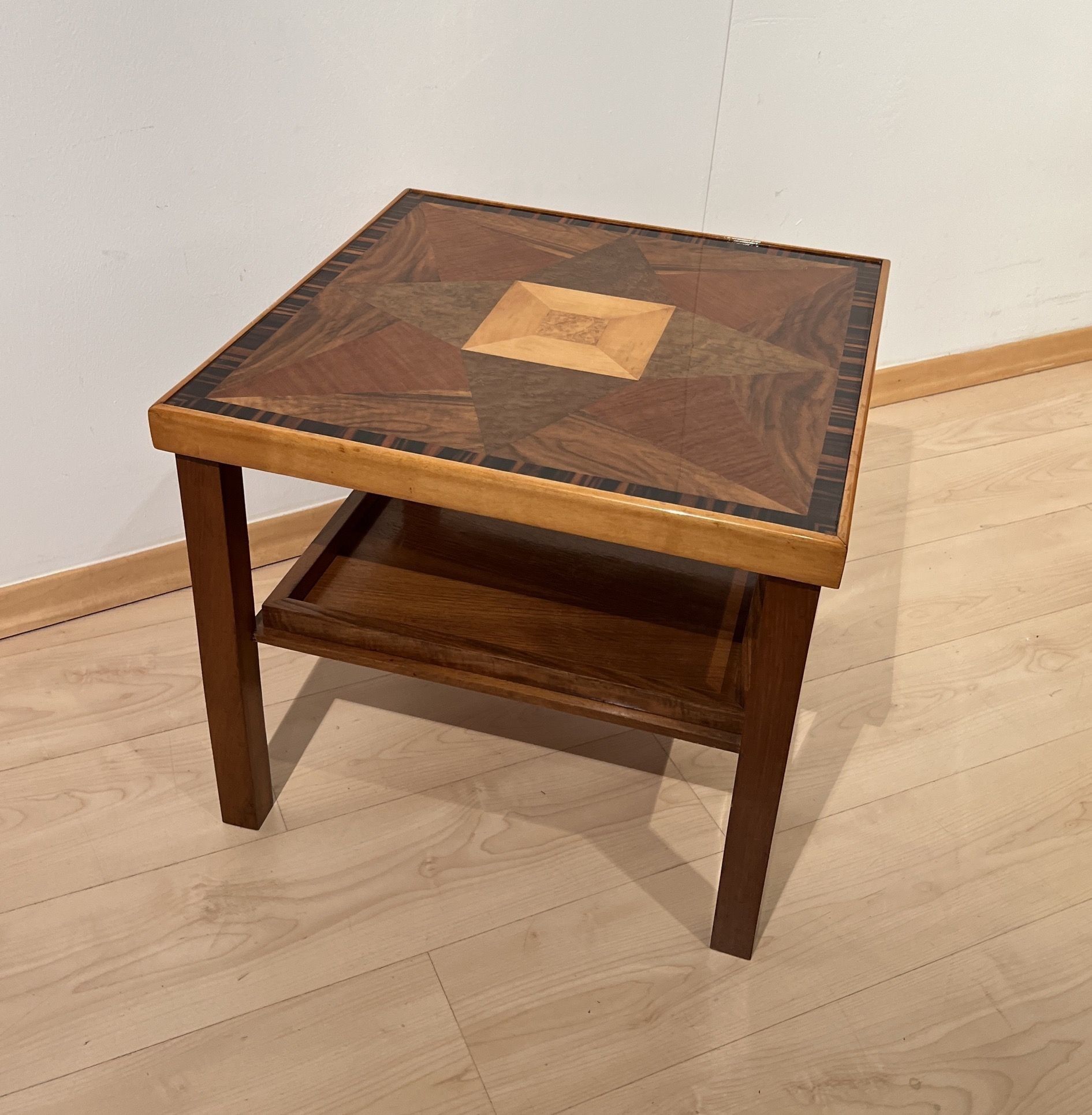 Modernist Art Deco Side Table - Side Detail - Styylish
