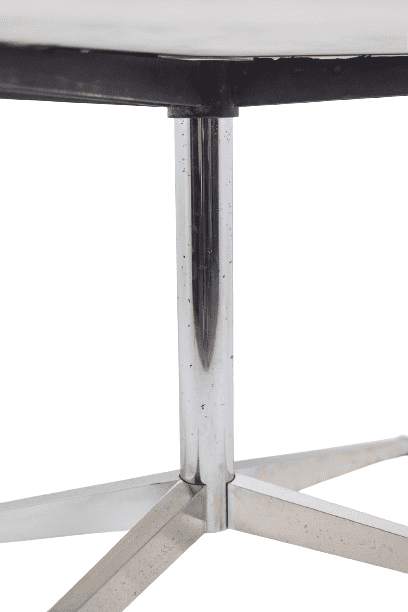 Knoll Table in Marble - Chrome - Styylish