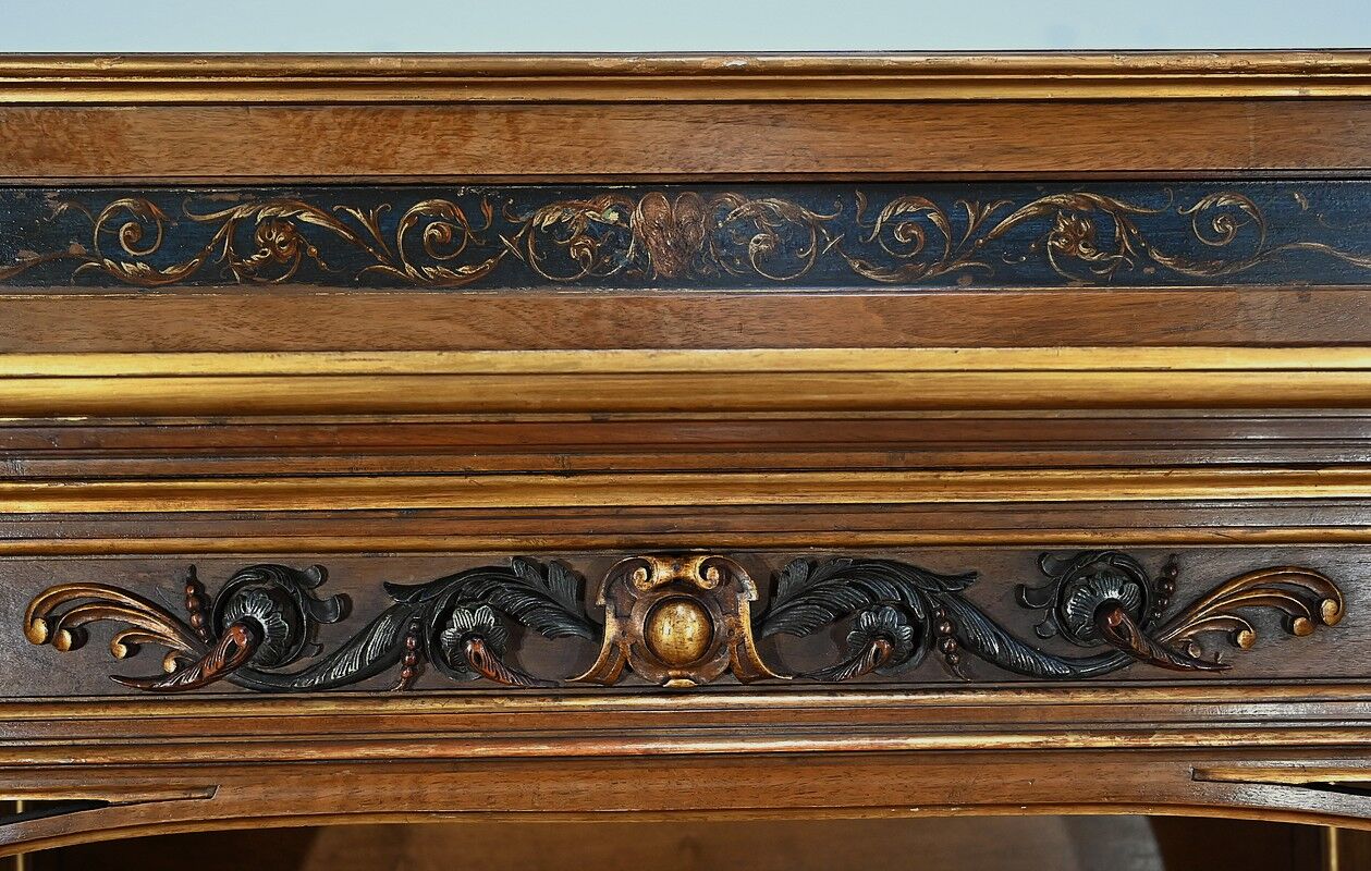 Italian Renaissance Study and Desk - Carved Detail - Styylish