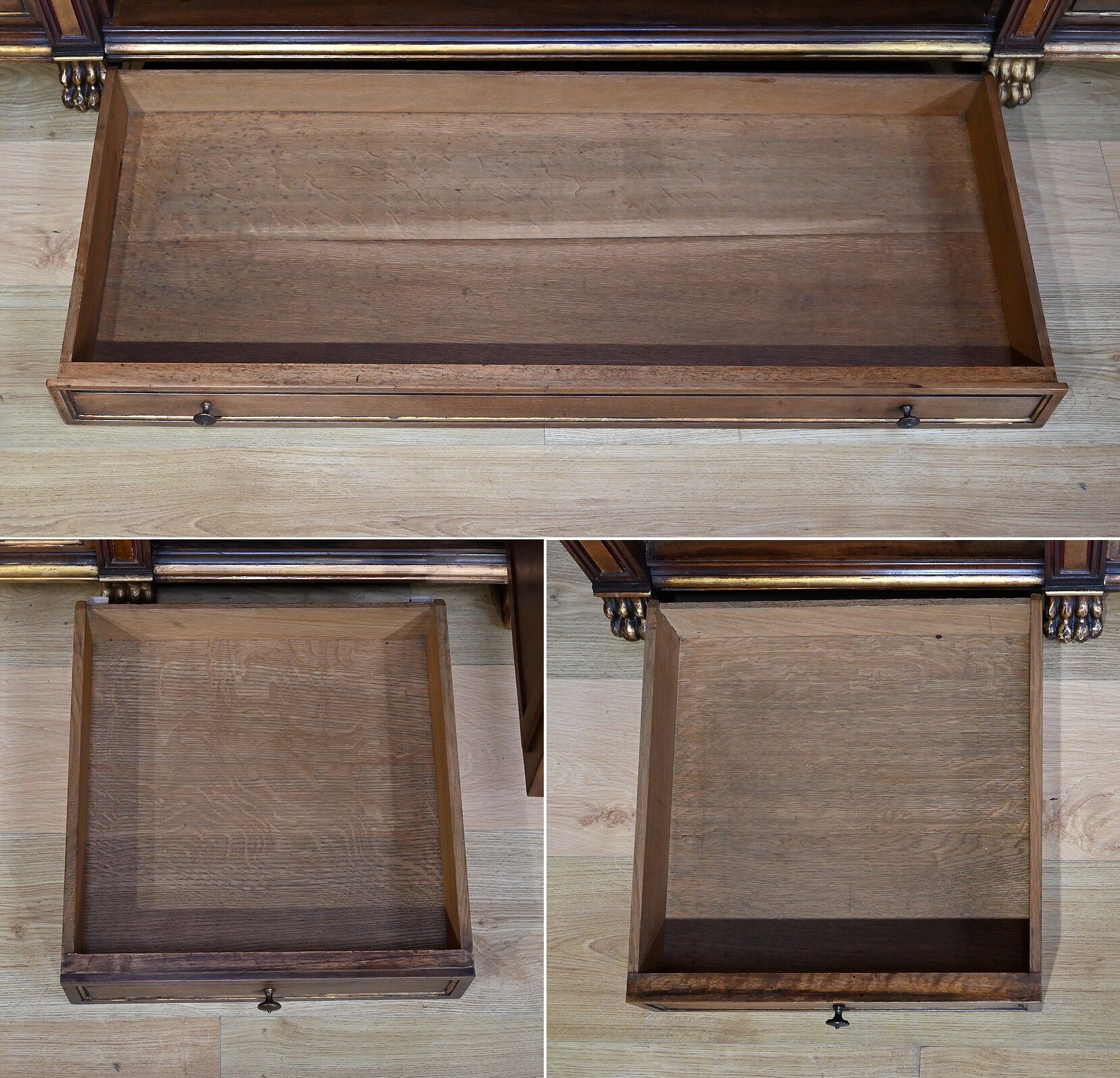 Italian Renaissance Study and Desk - Drawer Interior - Styylish