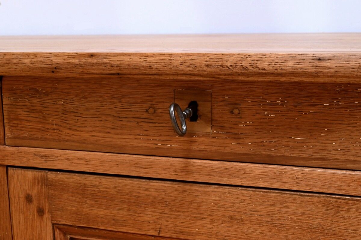 All-Sided Oak Commercial Desk – 1900 - Image 16