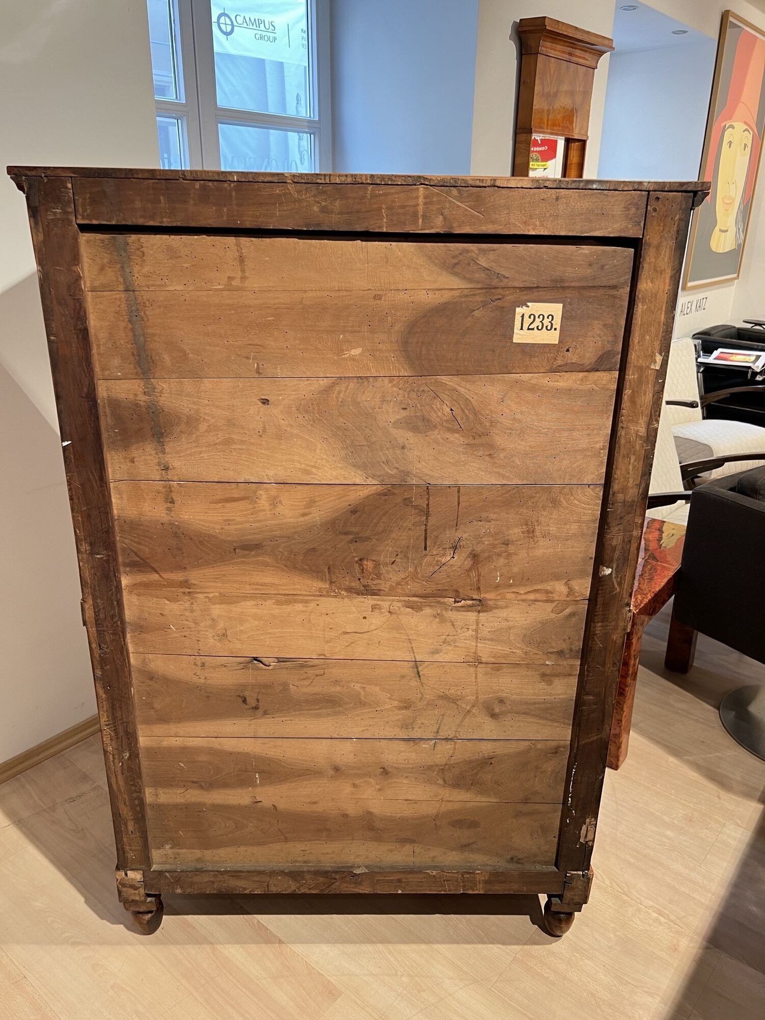 Biedermeier Secretaire - Back Profile - Styylish