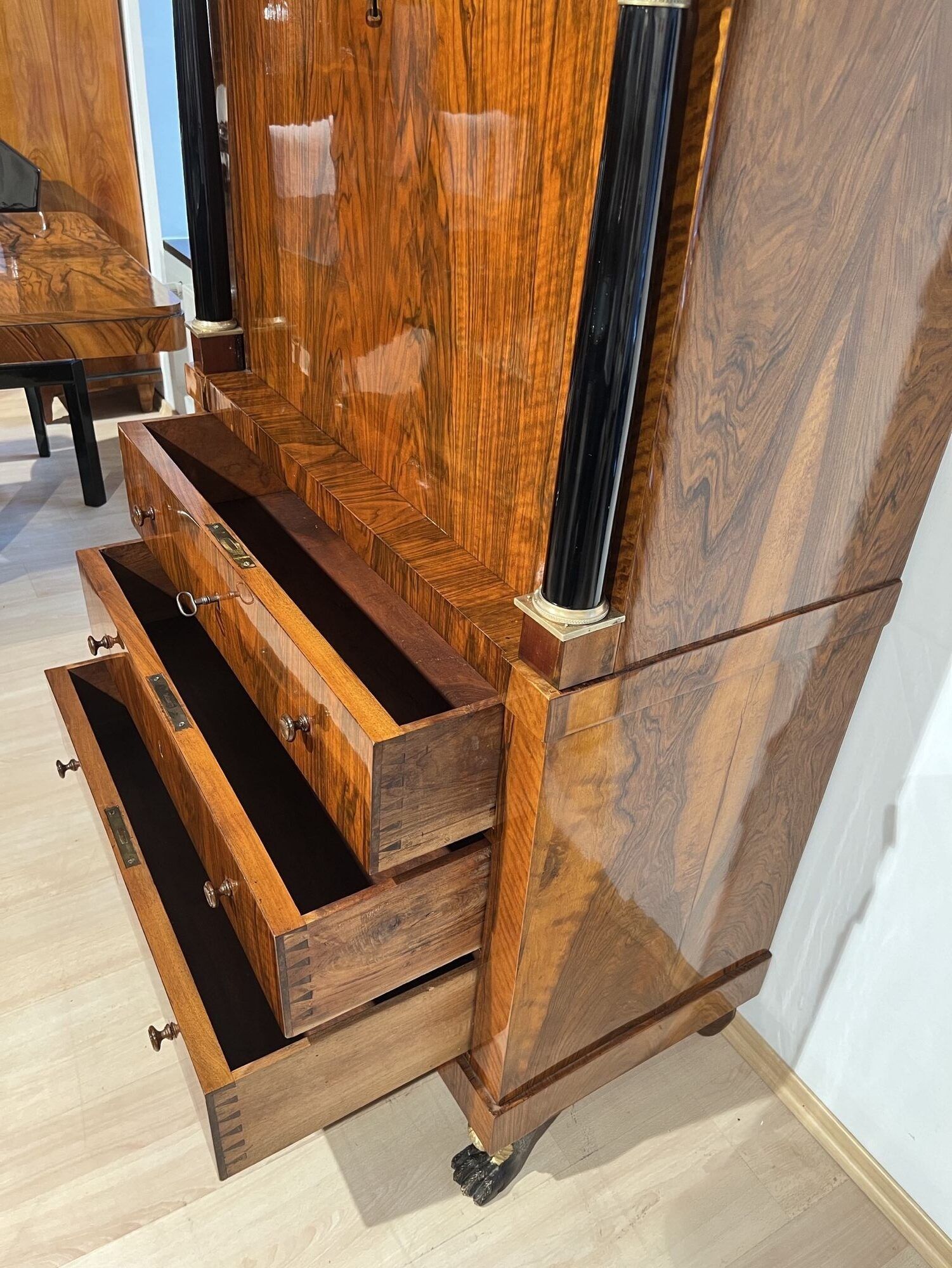 Biedermeier Secretaire - Bottom Drawer Profile - Styylish