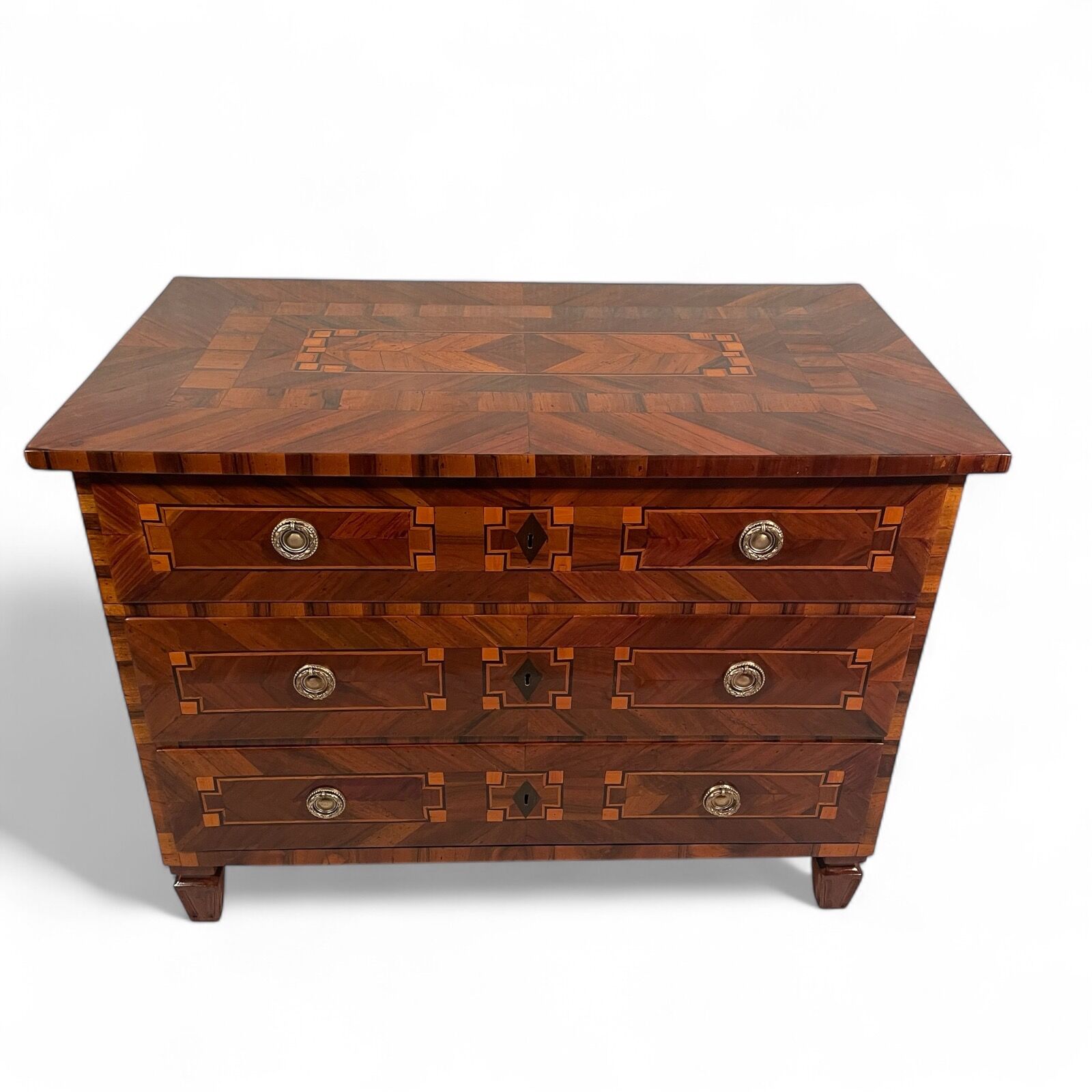 Geometric Louis XVI Chest of Drawers, Germany 1780 - Image 2