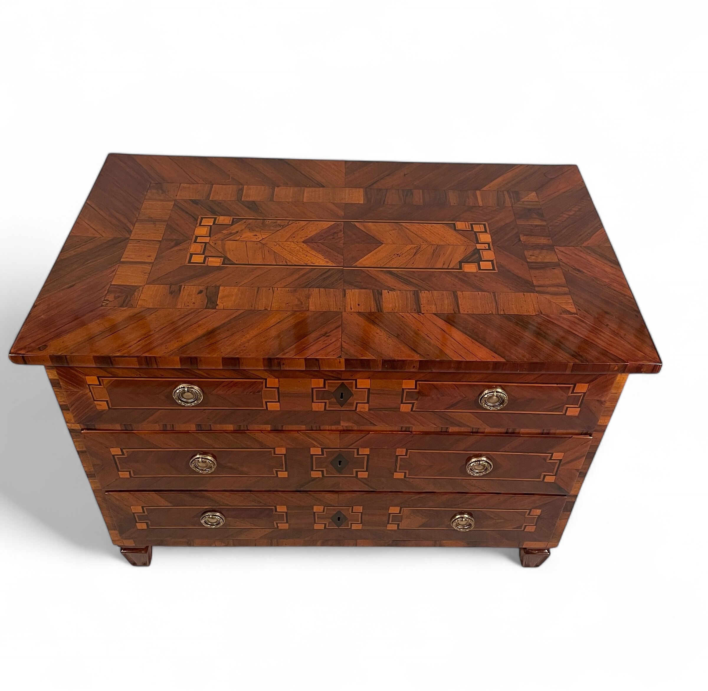 Geometric Louis XVI Chest of Drawers, Germany 1780 - Image 3